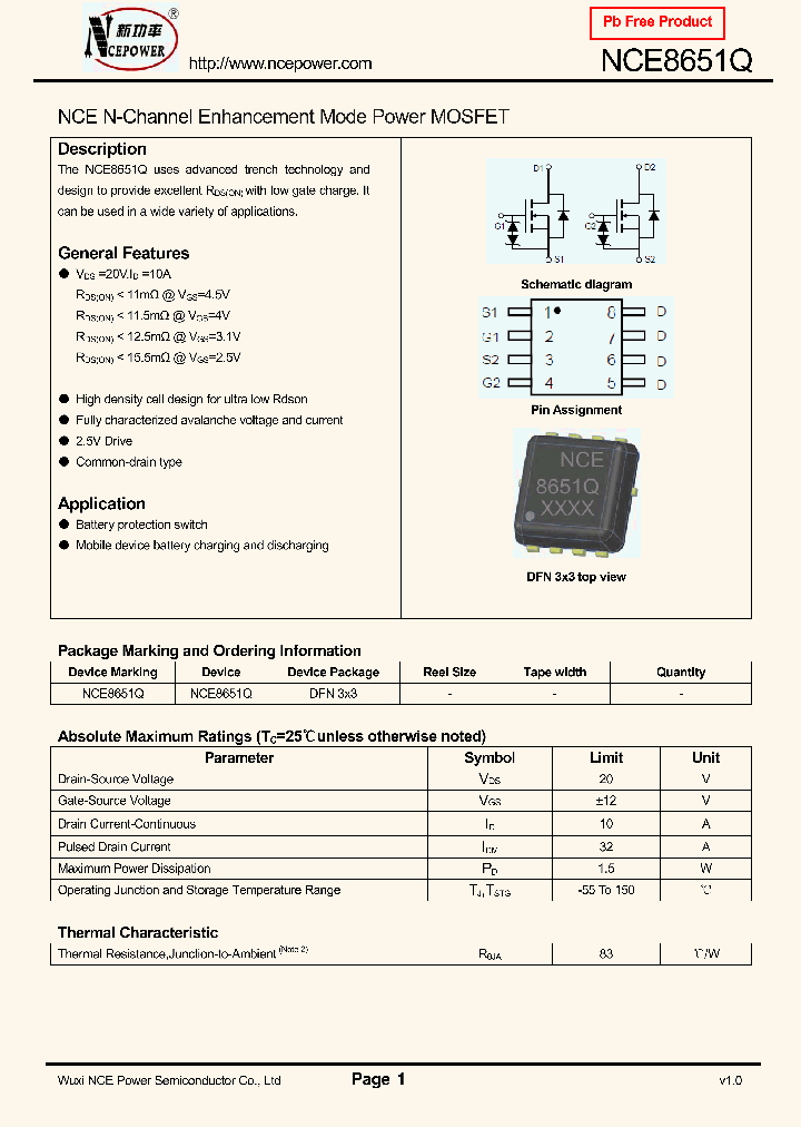 NCE8651Q_8909239.PDF Datasheet
