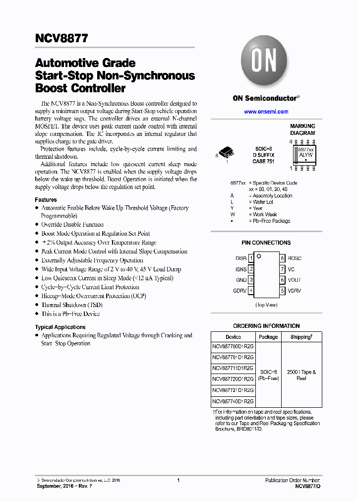 NCV887711D1R2G_8909374.PDF Datasheet