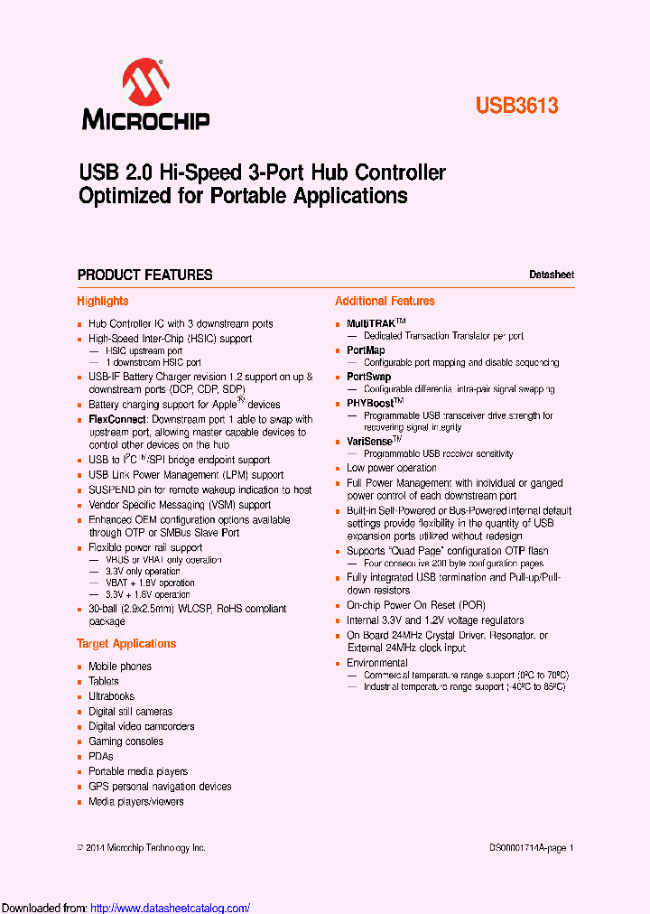 USB3613-1081XY-TR_8910067.PDF Datasheet