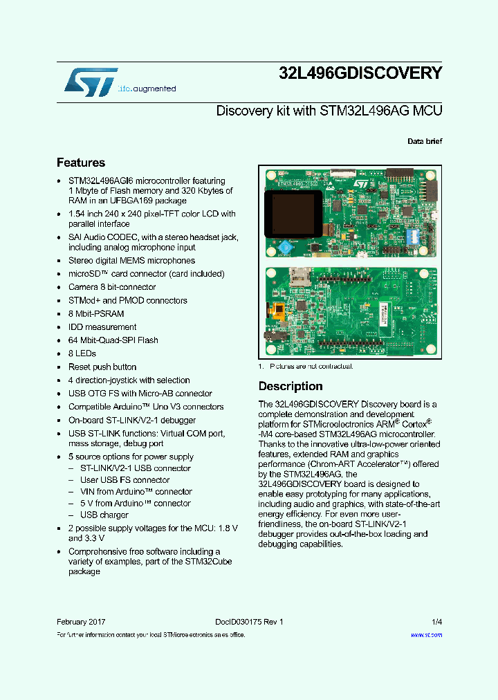 32L496GDISCOVERY_8909853.PDF Datasheet