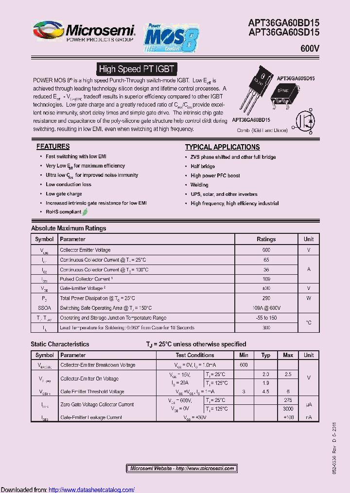 APT36GA60BD15_8910102.PDF Datasheet