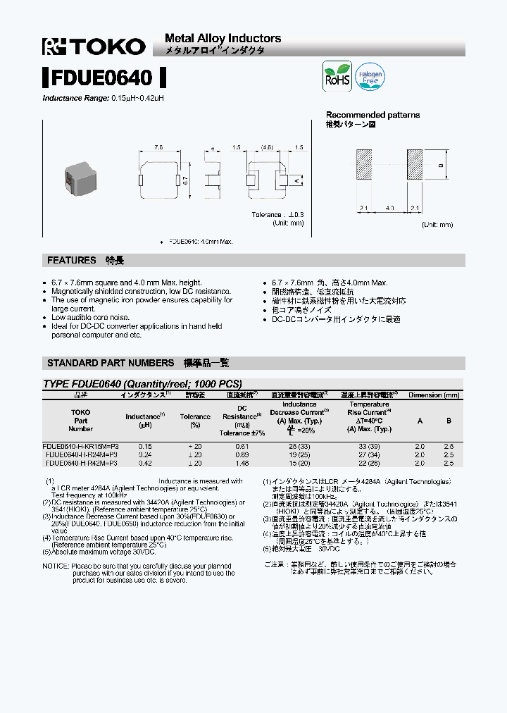 FDUE0640-H-R24M_8910244.PDF Datasheet