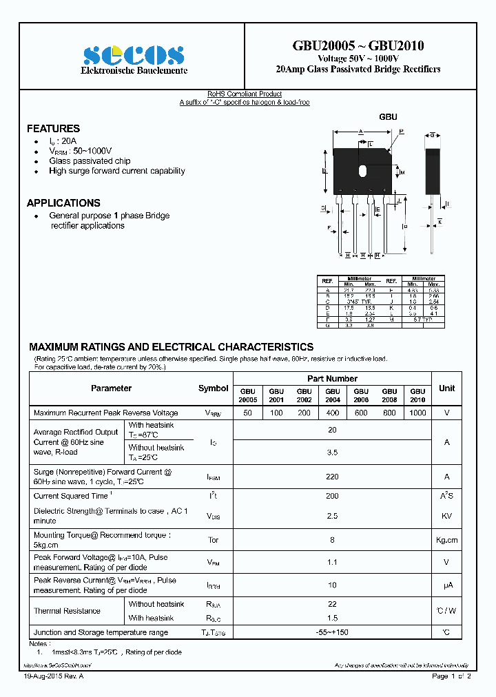 GBU20005_8910300.PDF Datasheet