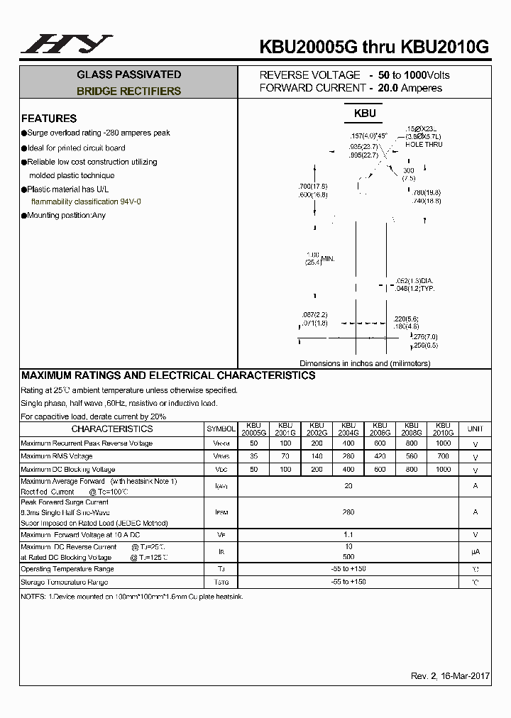 KBU2008G_8910313.PDF Datasheet