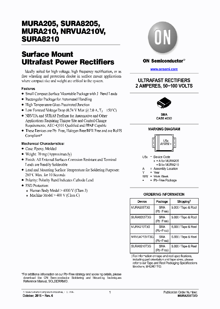 NRVUA210VT3G_8910200.PDF Datasheet