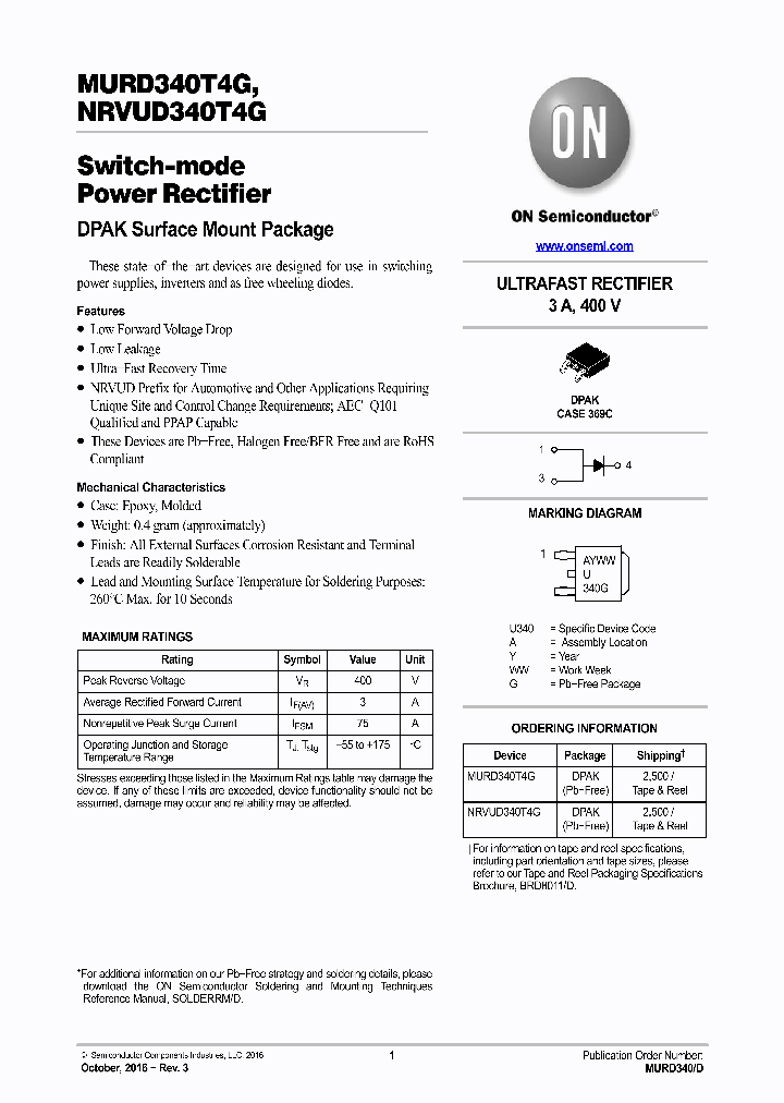 NRVUD340T4G_8910205.PDF Datasheet