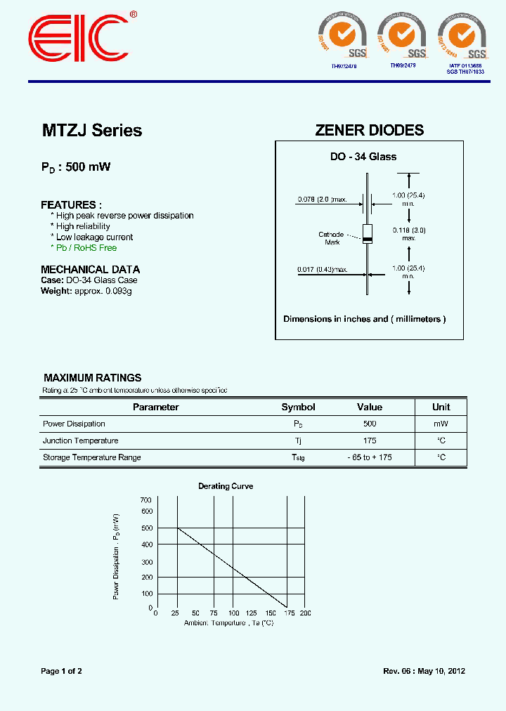 MTZJ10_8910326.PDF Datasheet