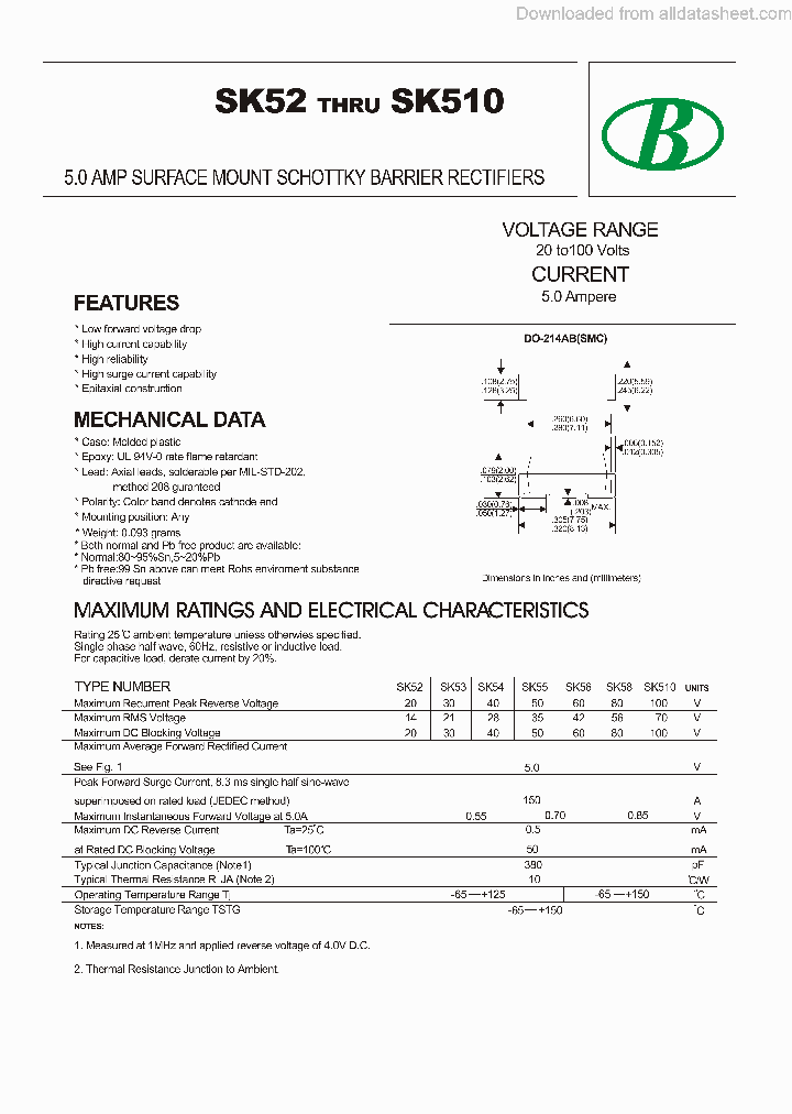 SK545A-DO-214AB_8910465.PDF Datasheet