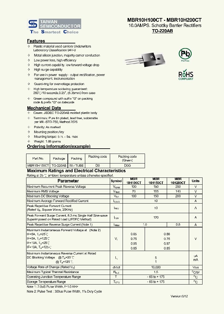 MBR10H100CT_8910599.PDF Datasheet