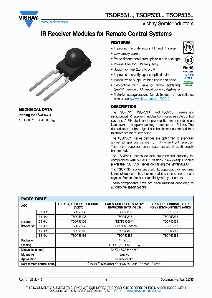 TSOP53140_8910560.PDF Datasheet