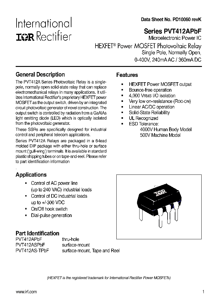 PVT412ASPBF_8910752.PDF Datasheet