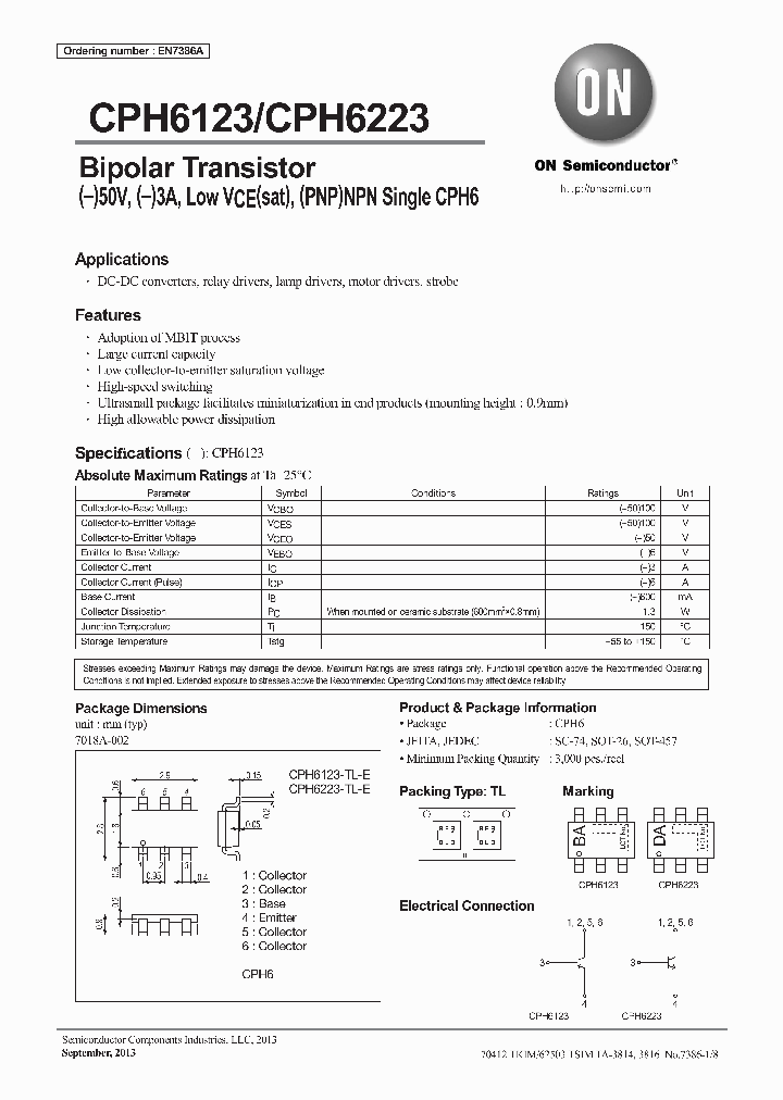CPH6223-TL-E_8911088.PDF Datasheet
