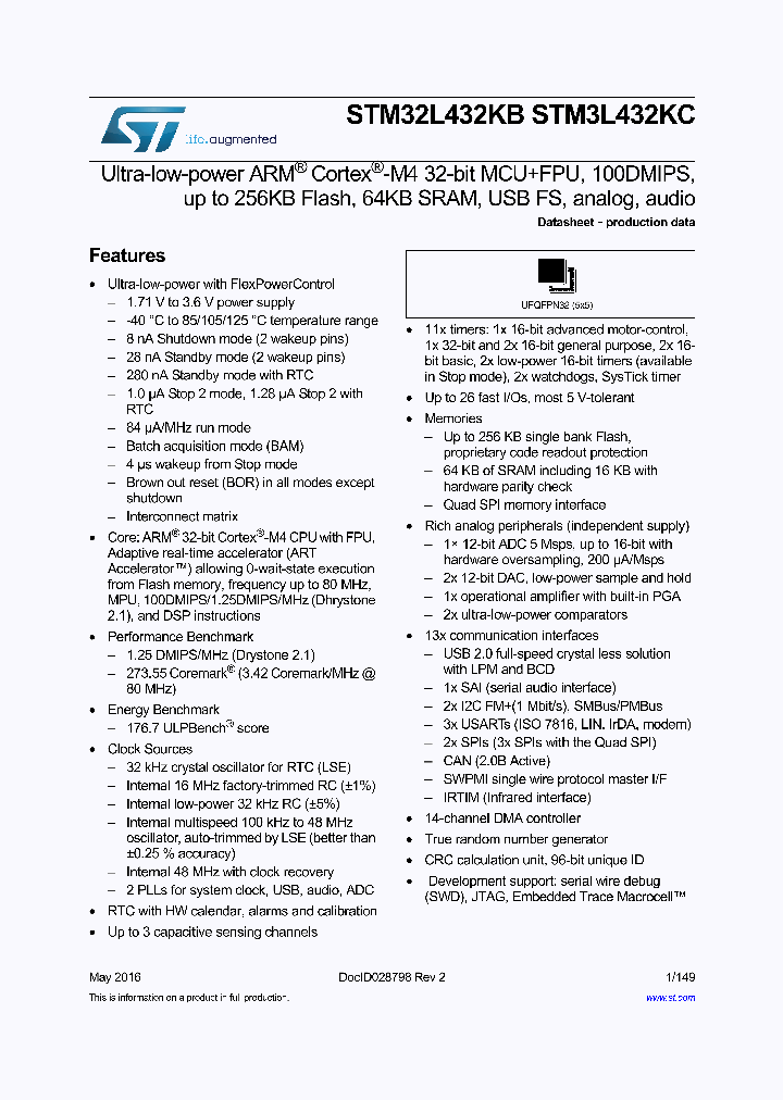 STM32L432KB_8911142.PDF Datasheet
