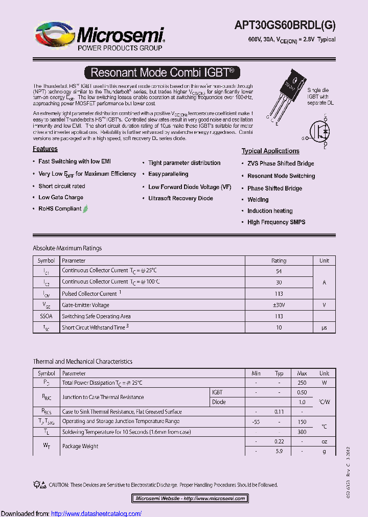 APT30GS60BRDLG_8911122.PDF Datasheet