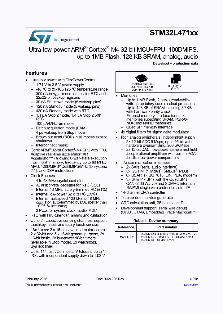 STM32L471QG_8911148.PDF Datasheet