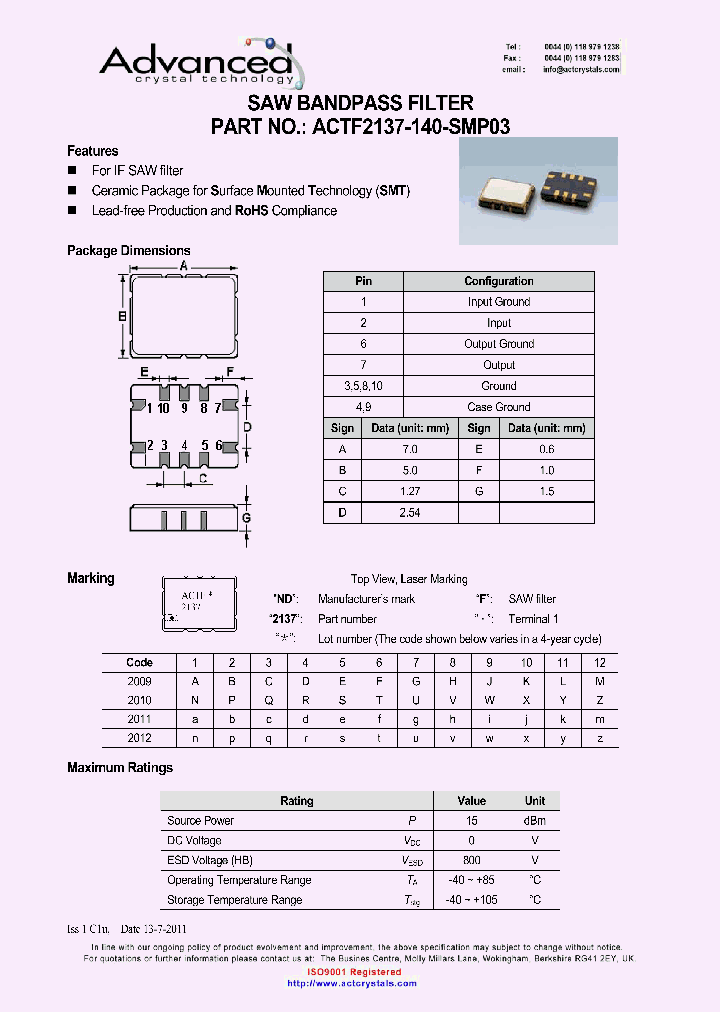 ACTF2137-140-SMP03_8911460.PDF Datasheet