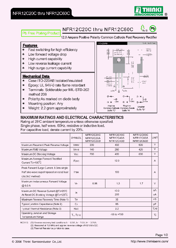 NFR12C60A_8911546.PDF Datasheet