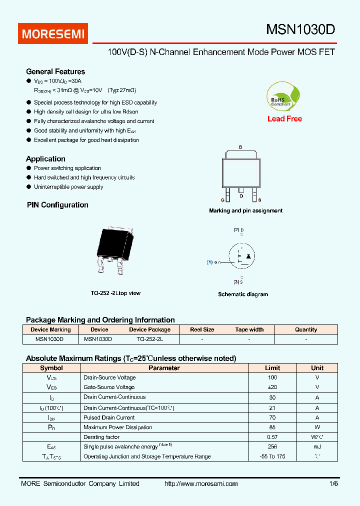 MSN1030D_8911986.PDF Datasheet