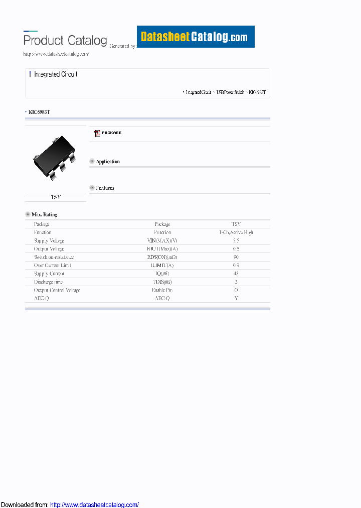 KIC6983T_8912319.PDF Datasheet