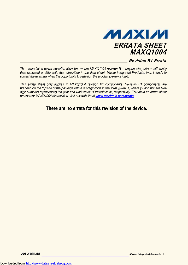 MAXQ1004_8912660.PDF Datasheet