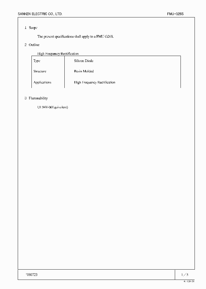 FMU-G26S_8912807.PDF Datasheet
