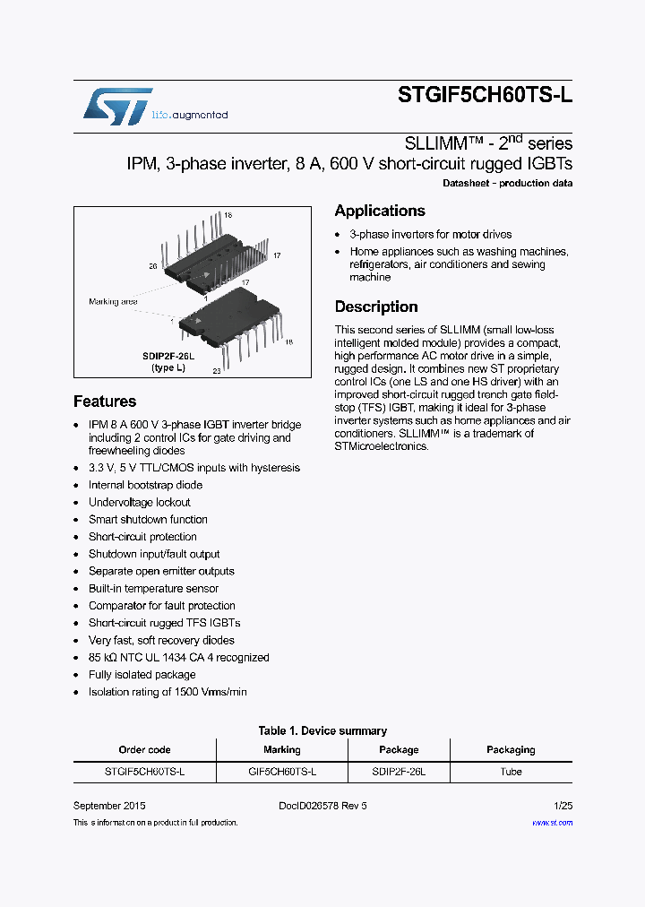 STGIF5CH60TS-L_8913045.PDF Datasheet