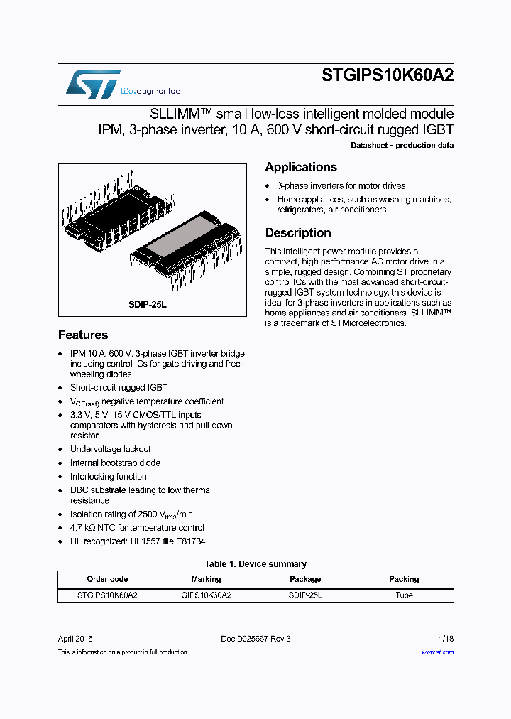 STGIPS10K60A2_8913058.PDF Datasheet
