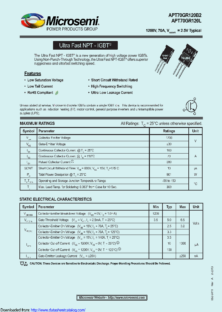 APT70GR120B2_8913297.PDF Datasheet