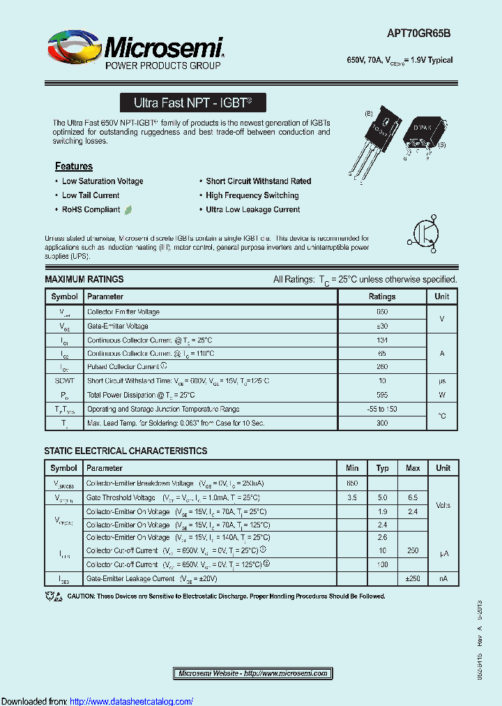 APT70GR65B_8913301.PDF Datasheet