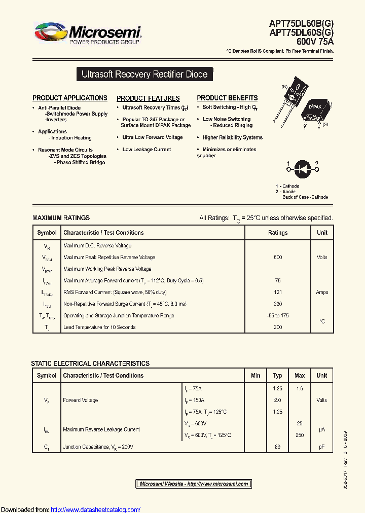 APT75DL60BG_8913307.PDF Datasheet