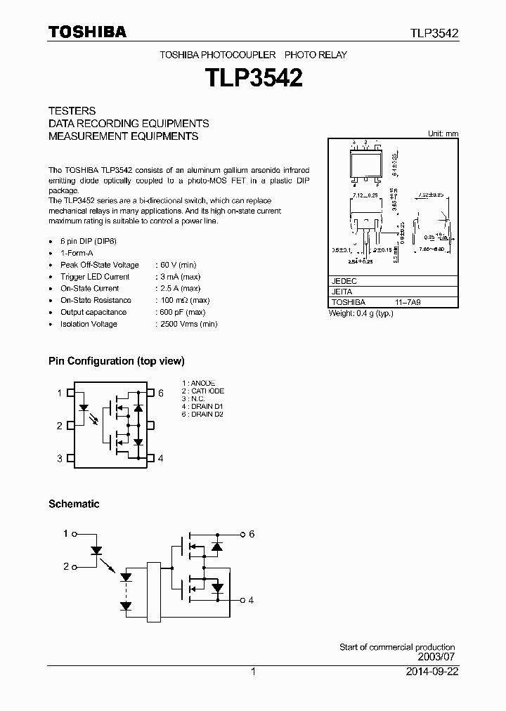 TLP3542-14_8913603.PDF Datasheet