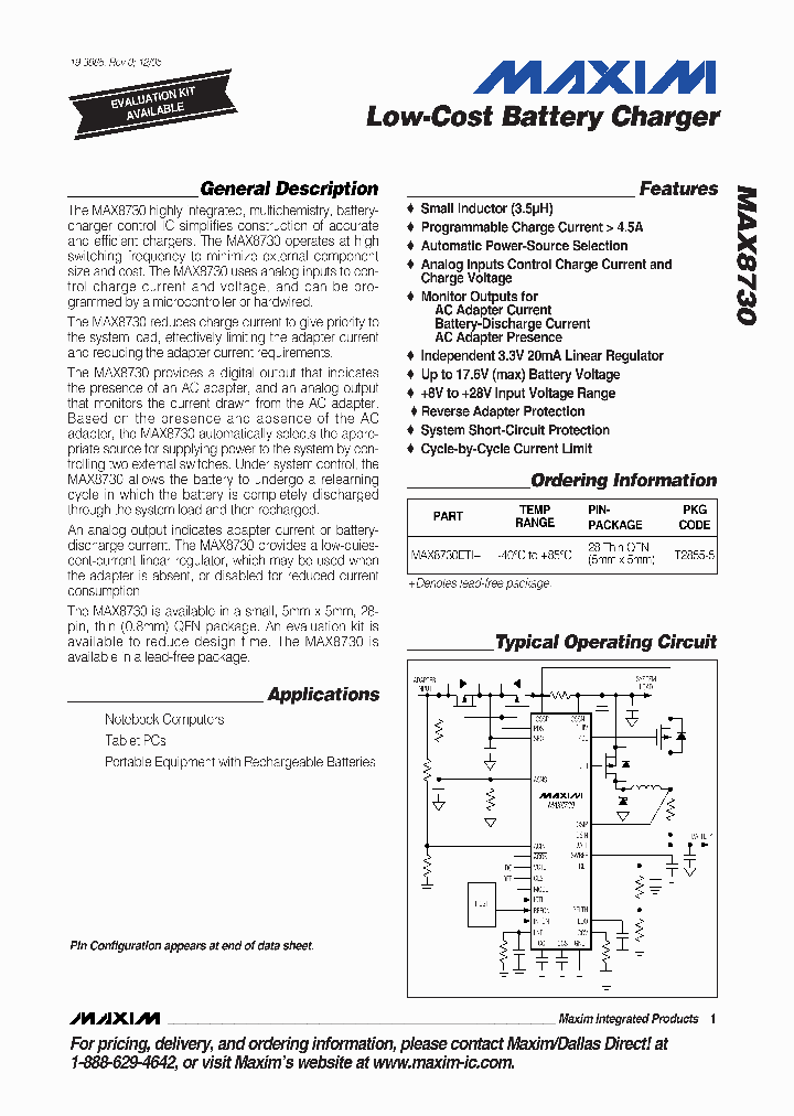 MAX8730_8913779.PDF Datasheet