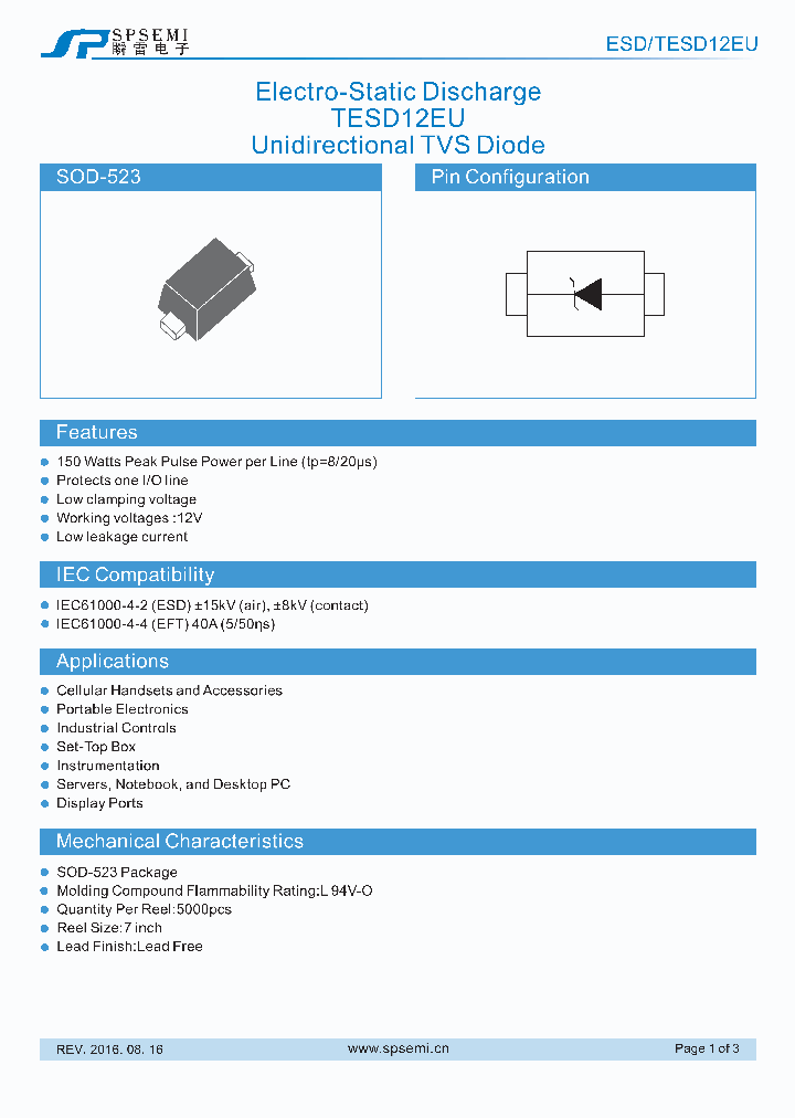 TESD12EU_8914361.PDF Datasheet