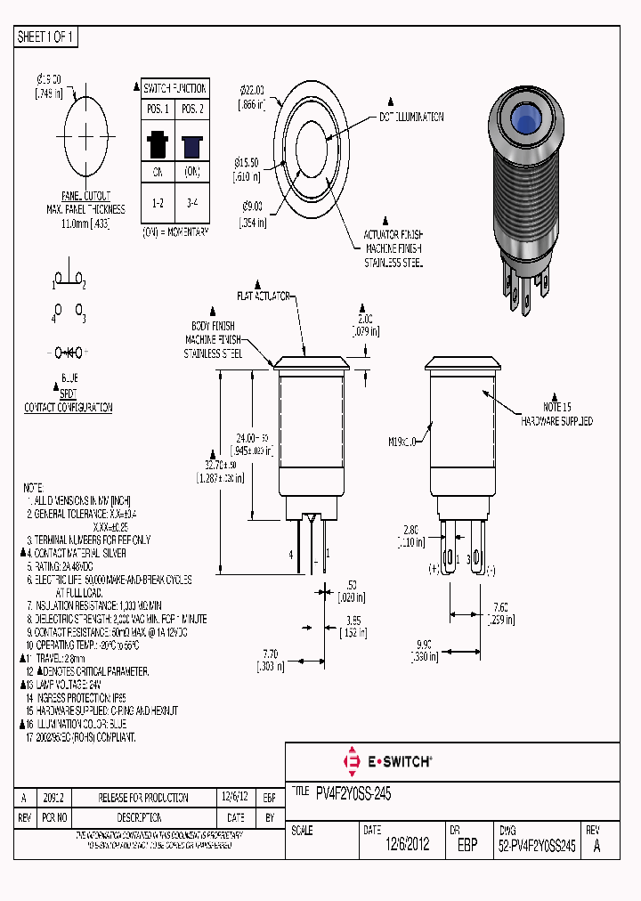 52-PV4F2Y0SS245-15_8914414.PDF Datasheet