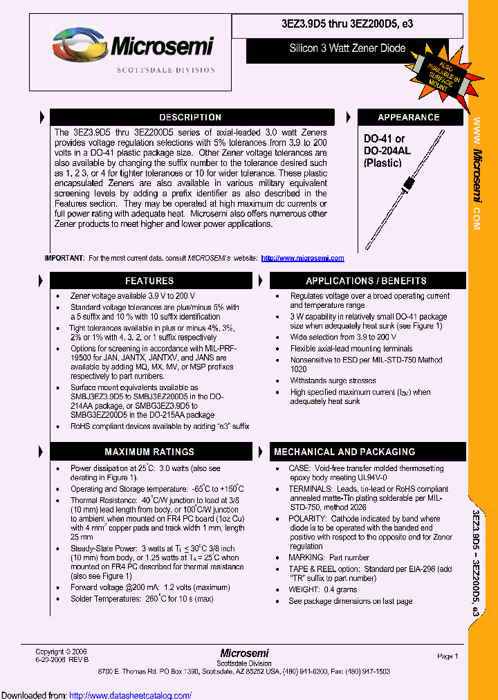 3EZ14D1TR12_8914549.PDF Datasheet