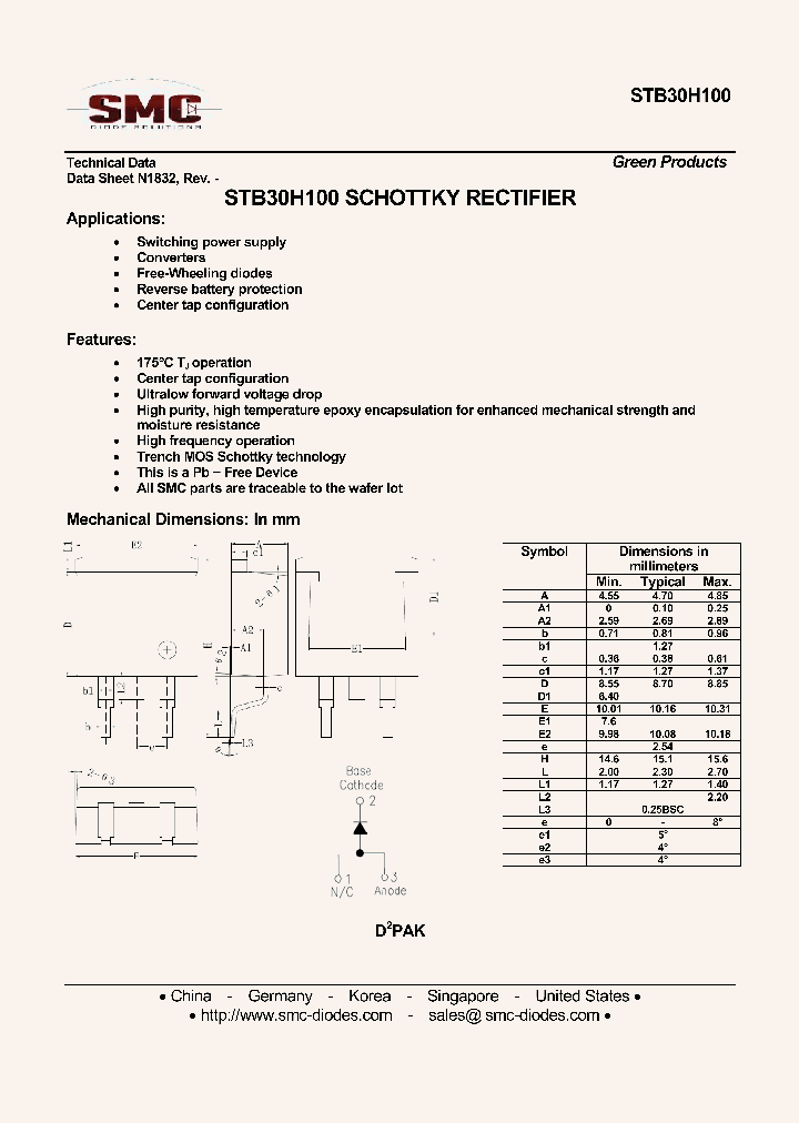 STB30H100_8915376.PDF Datasheet