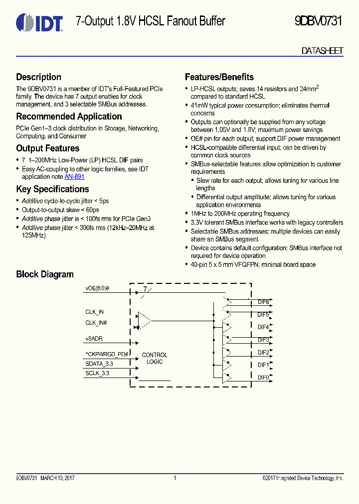 9DBV0731-17_8915450.PDF Datasheet
