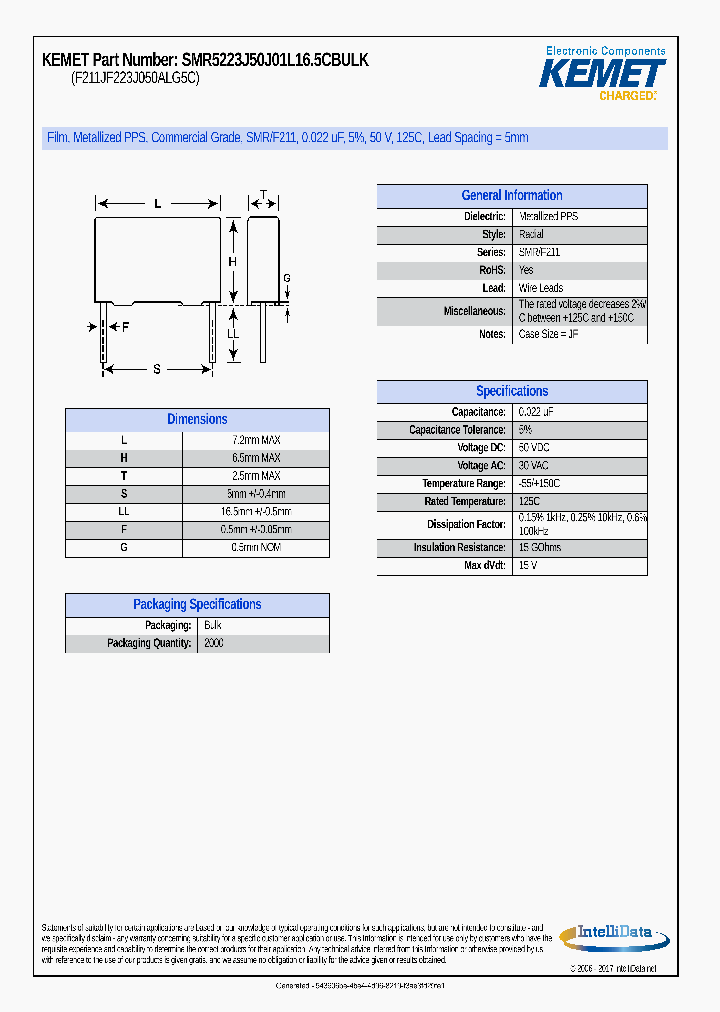 SMR5223J50J01L165CBULK_8915880.PDF Datasheet