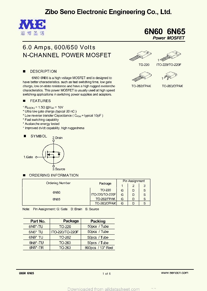 6N60_8917488.PDF Datasheet
