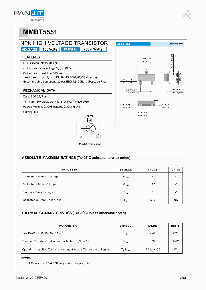 MMBT5551_8921026.PDF Datasheet