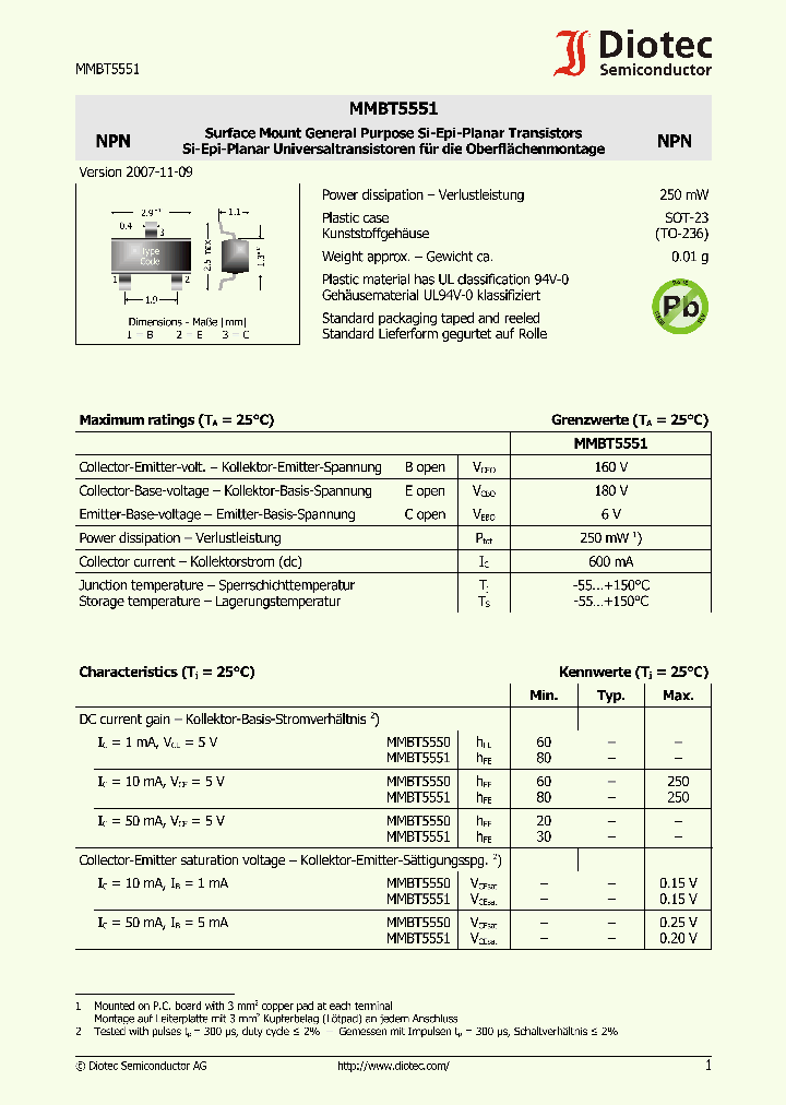 MMBT5551_8921023.PDF Datasheet