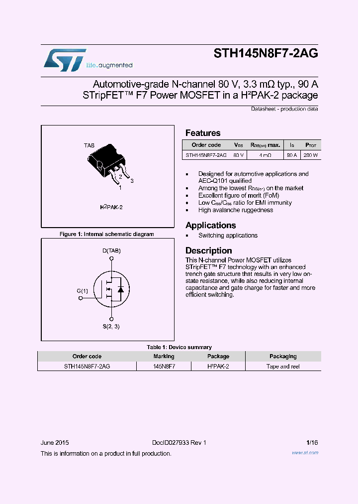 STH145N8F7-2AG_8921369.PDF Datasheet