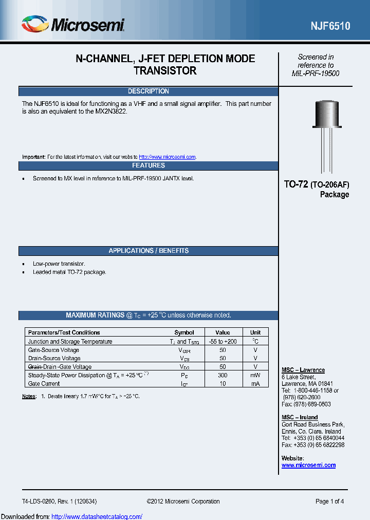 NJF6510_8921636.PDF Datasheet