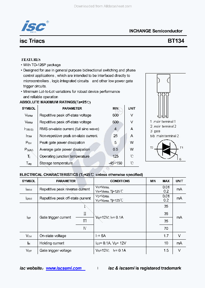 BT134_8921904.PDF Datasheet