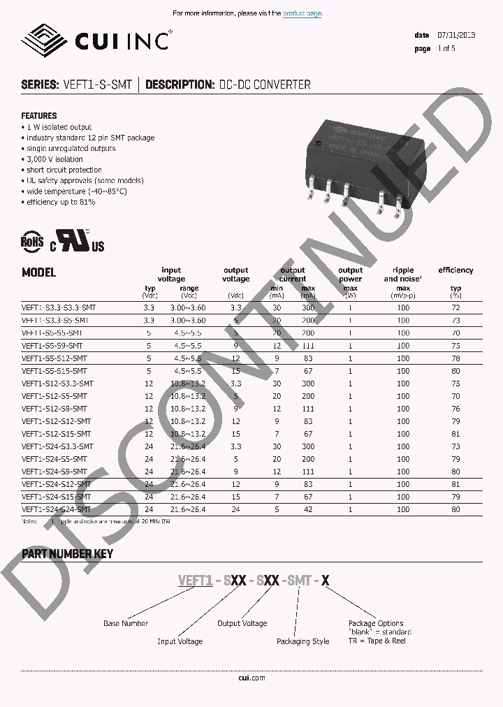 VEFT1-S12-S5-SMT_8921962.PDF Datasheet