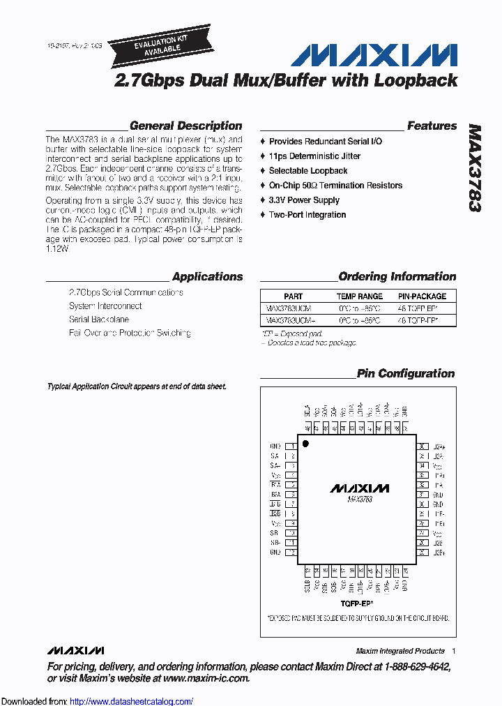 MAX3783UCMD_8922031.PDF Datasheet