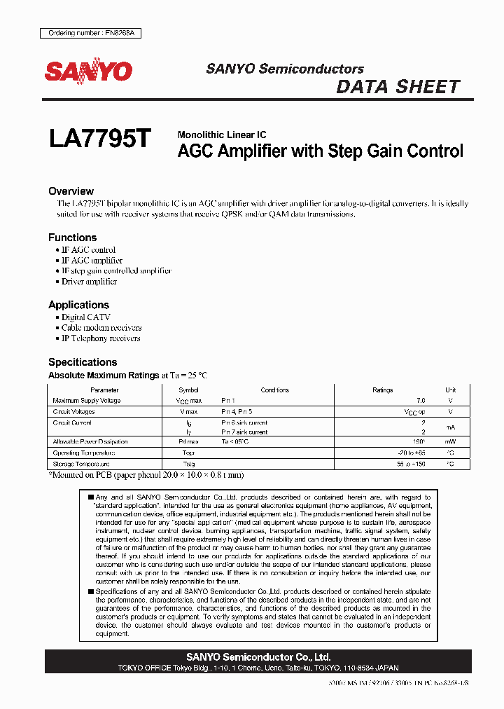 LA7795T_8923605.PDF Datasheet
