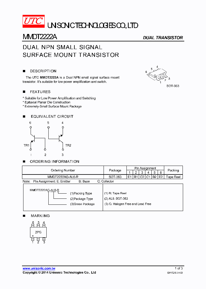 MMDT2222AG-AL6-R_8923596.PDF Datasheet