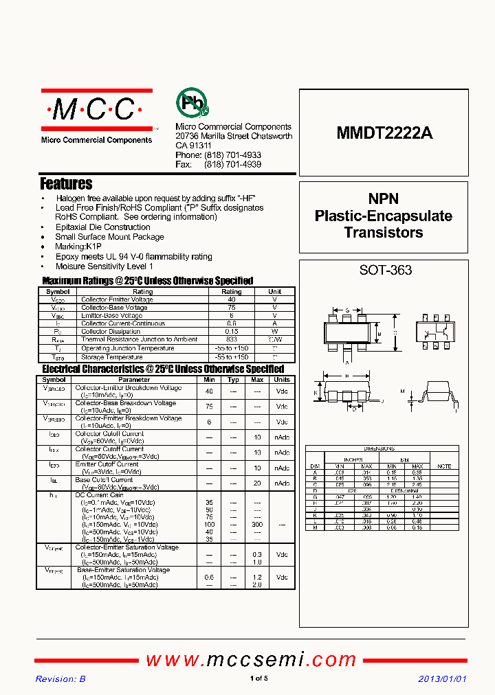 MMDT2222A_8923595.PDF Datasheet