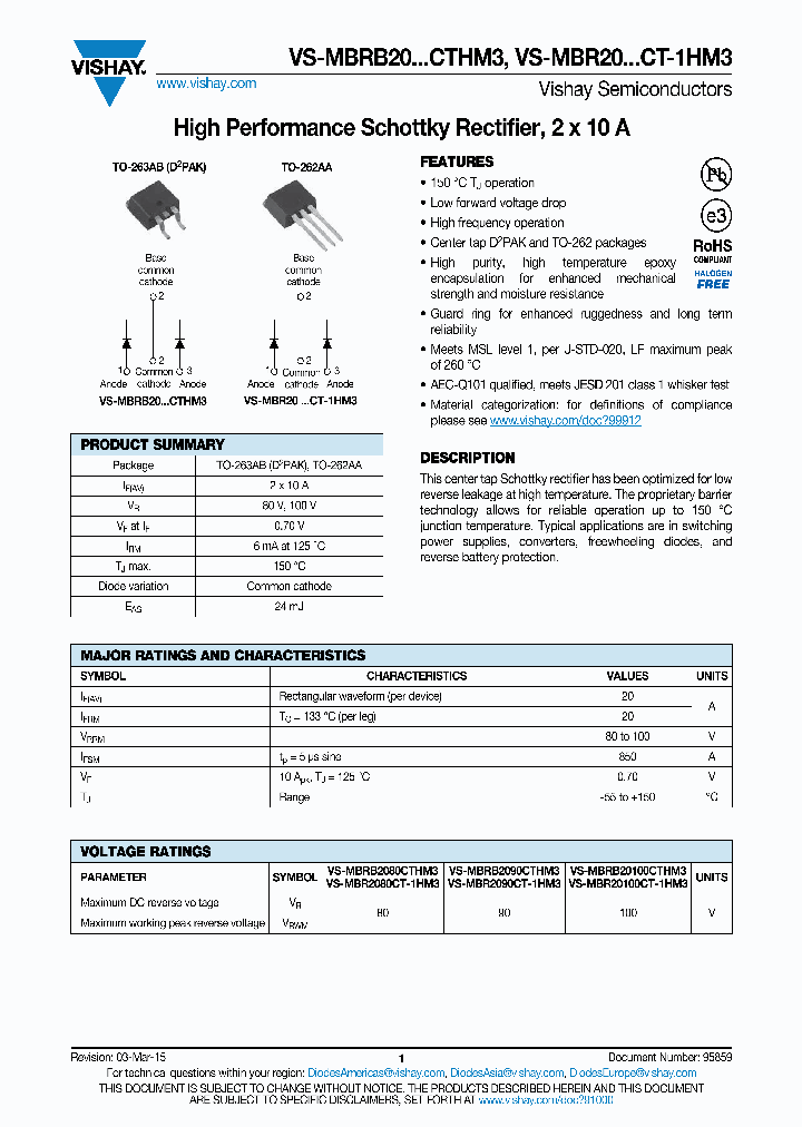 VS-MBRB20100CT-1HM3_8923989.PDF Datasheet
